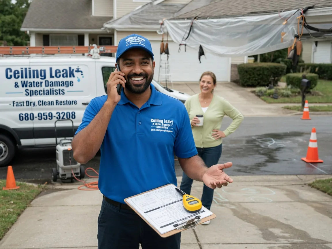 Ceiling Leak Cleanup Stark City, MO FAQs